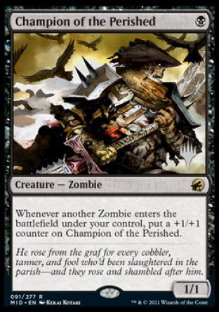 Champion of the Perished (Promo Pack) [Innistrad: Midnight Hunt Promos] | L.A. Mood Comics and Games