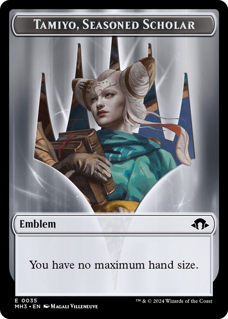 Tamiyo, Seasoned Scholar Token [Modern Horizons 3 Tokens] | L.A. Mood Comics and Games