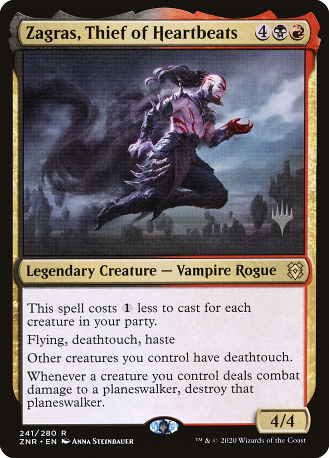 Zagras, Thief of Heartbeats (Promo Pack) [Zendikar Rising Promos] | L.A. Mood Comics and Games