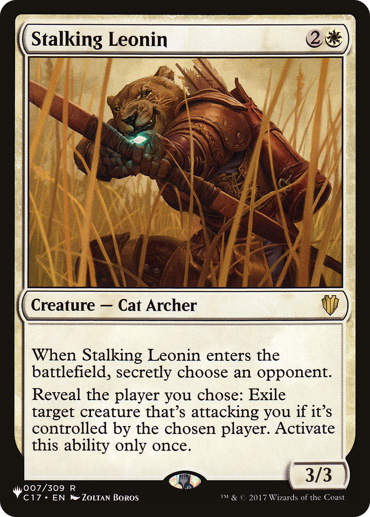Stalking Leonin [The List] | L.A. Mood Comics and Games
