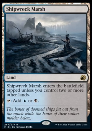 Shipwreck Marsh (Promo Pack) [Innistrad: Midnight Hunt Promos] | L.A. Mood Comics and Games