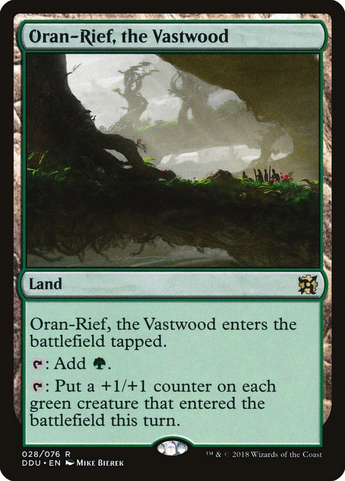 Oran-Rief, the Vastwood [Duel Decks: Elves vs. Inventors] | L.A. Mood Comics and Games
