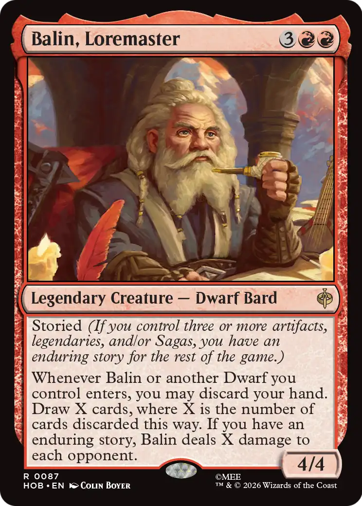 Balin, Loremaster [The Hobbit] | L.A. Mood Comics and Games