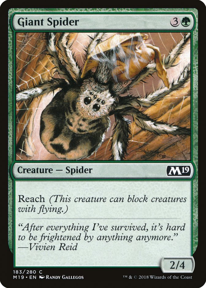 Giant Spider [Core Set 2019] | L.A. Mood Comics and Games