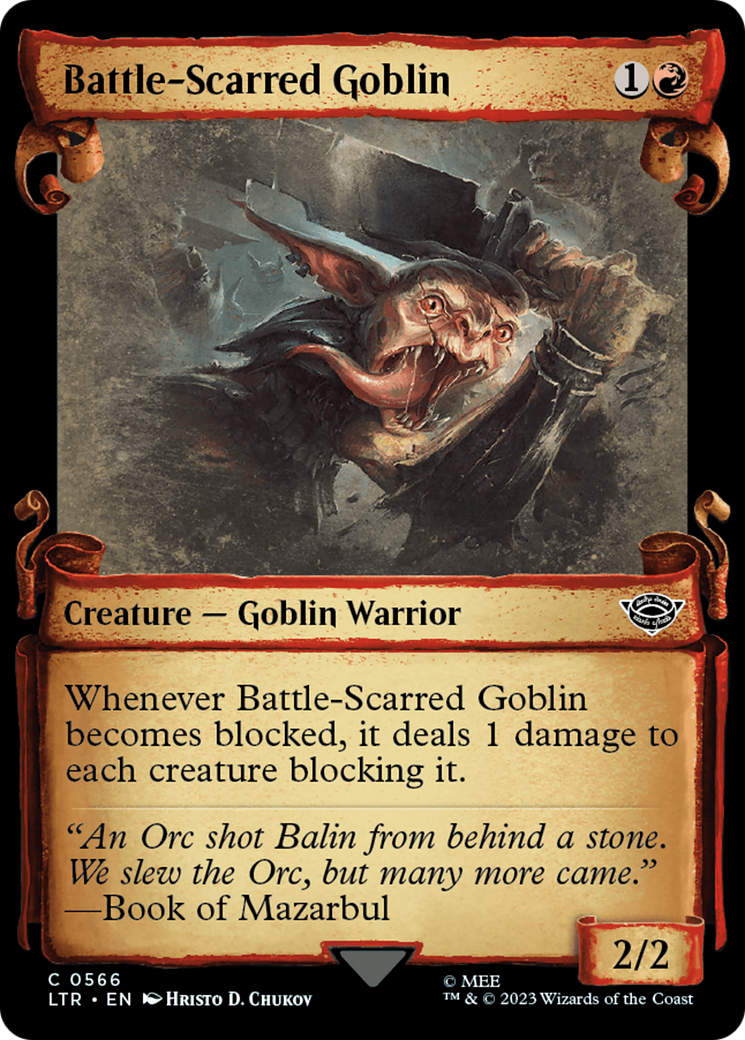 Battle-Scarred Goblin [The Lord of the Rings: Tales of Middle-Earth Showcase Scrolls] | L.A. Mood Comics and Games