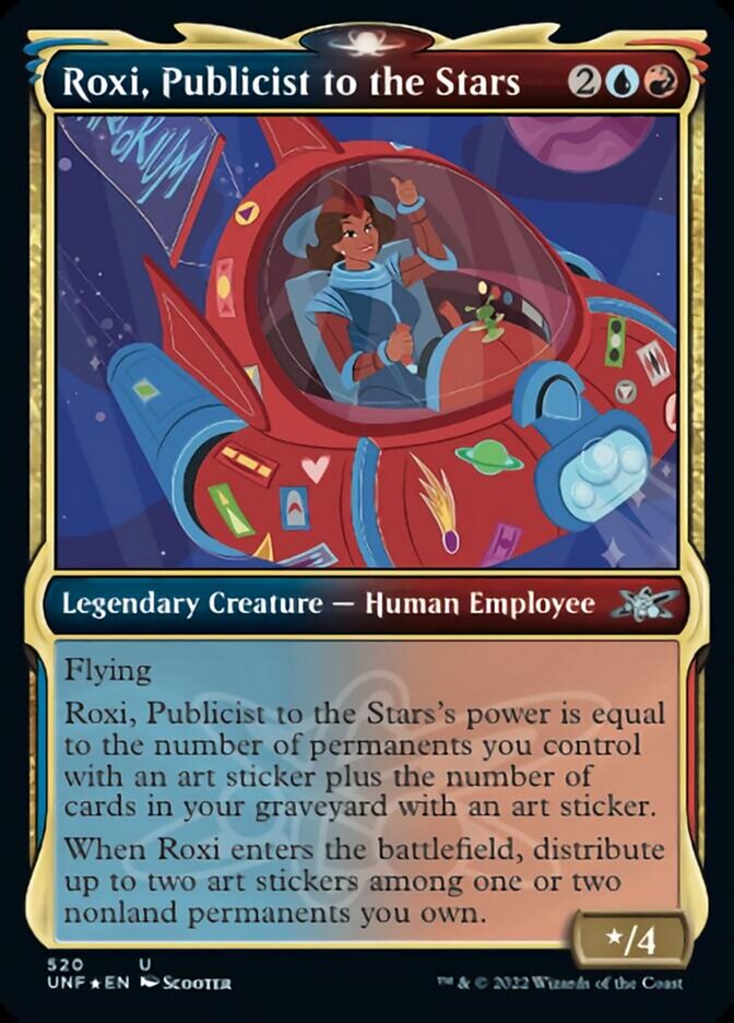 Roxi, Publicist to the Stars (Showcase) (Galaxy Foil) [Unfinity] | L.A. Mood Comics and Games