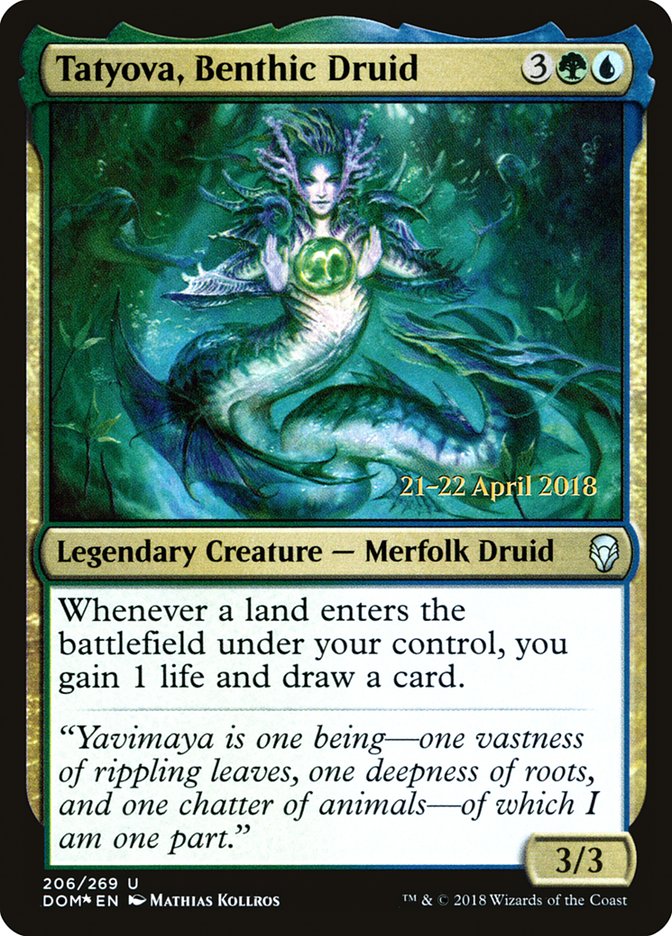 Tatyova, Benthic Druid [Dominaria Prerelease Promos] | L.A. Mood Comics and Games