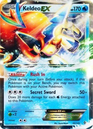 Keldeo EX (49/149) (Jumbo Card) [Black & White: Boundaries Crossed] | L.A. Mood Comics and Games