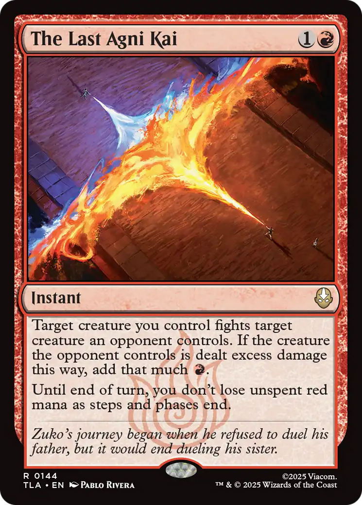 The Last Agni Kai [Avatar: The Last Airbender] | L.A. Mood Comics and Games