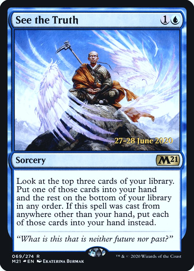 See the Truth [Core Set 2021 Prerelease Promos] | L.A. Mood Comics and Games