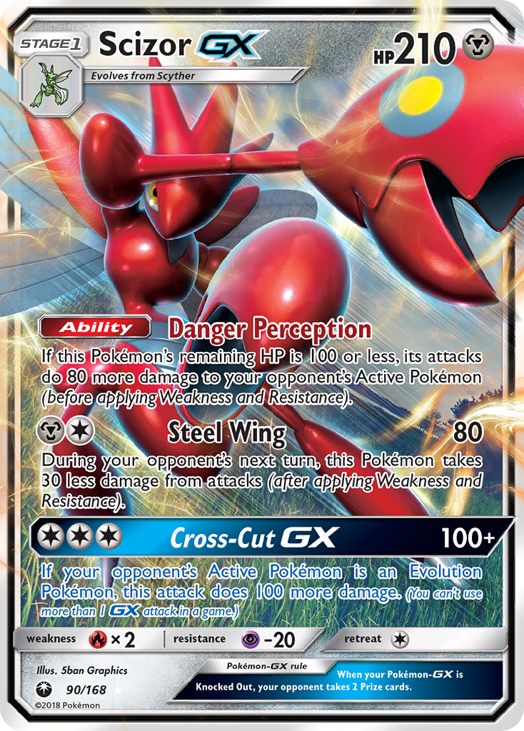 Scizor GX (90/168) [Sun & Moon: Celestial Storm] | L.A. Mood Comics and Games