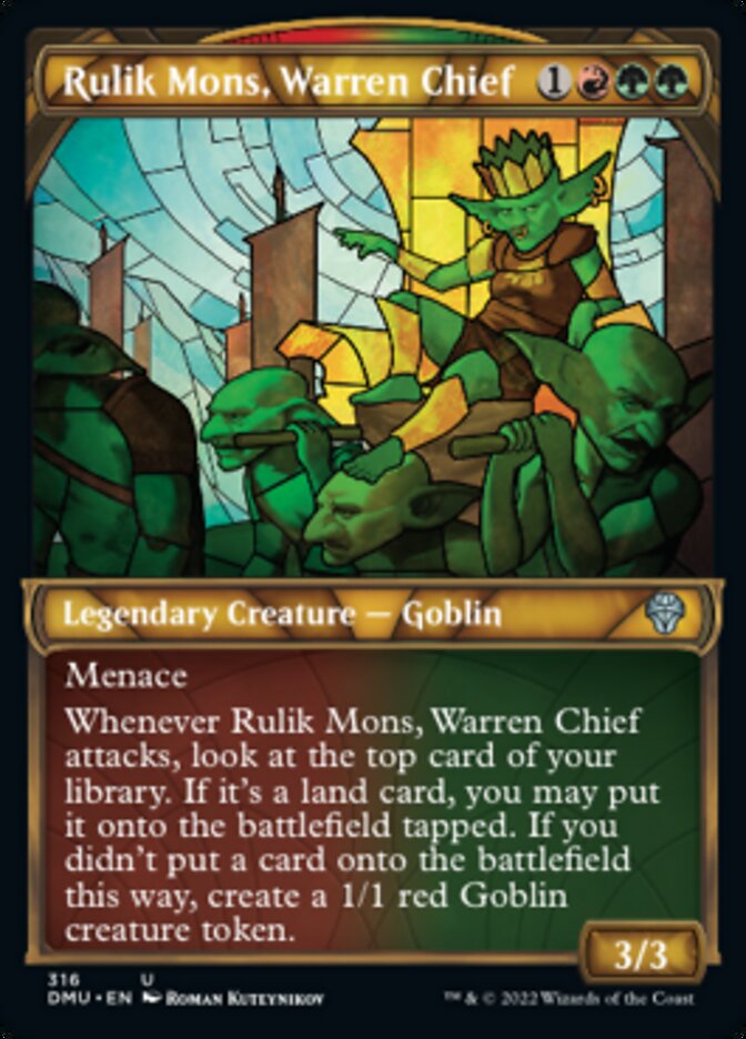 Rulik Mons, Warren Chief (Showcase) [Dominaria United] | L.A. Mood Comics and Games