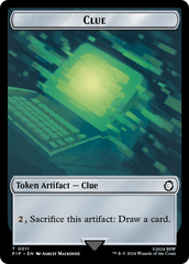 Radiation // Clue Double-Sided Token [Fallout Tokens] | L.A. Mood Comics and Games