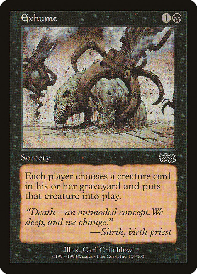 Exhume [Urza's Saga] | L.A. Mood Comics and Games