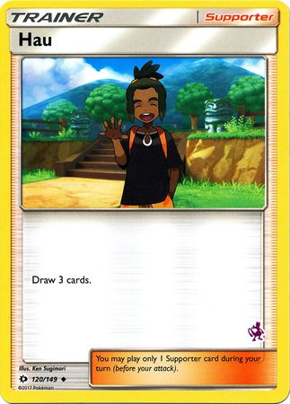 Hau (120/149) (Mewtwo Deck) [Battle Academy 2020] | L.A. Mood Comics and Games