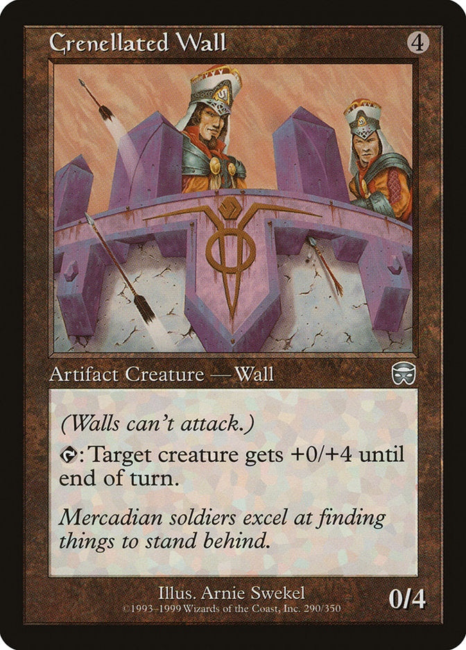 Crenellated Wall [Mercadian Masques] | L.A. Mood Comics and Games