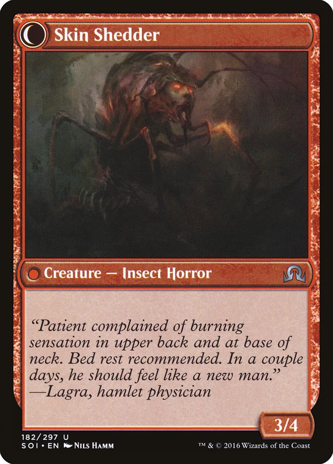 Skin Invasion // Skin Shedder [Shadows over Innistrad] | L.A. Mood Comics and Games
