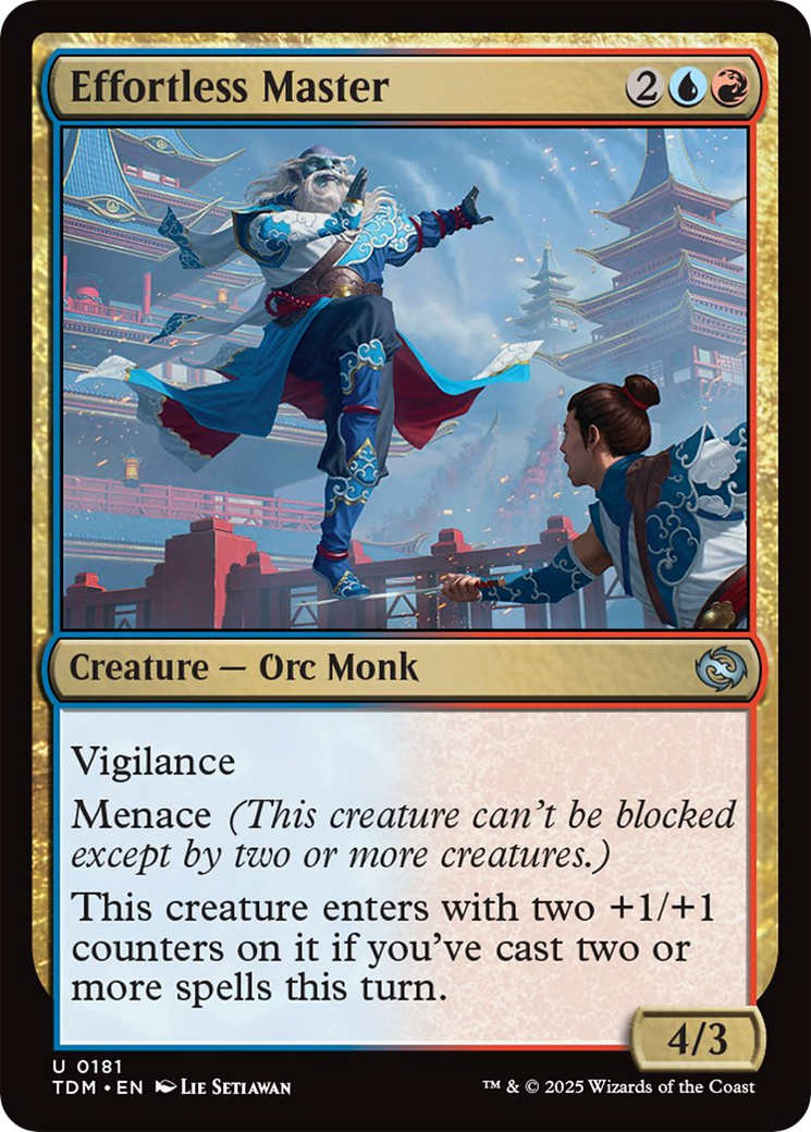 Effortless Master [Tarkir: Dragonstorm] | L.A. Mood Comics and Games