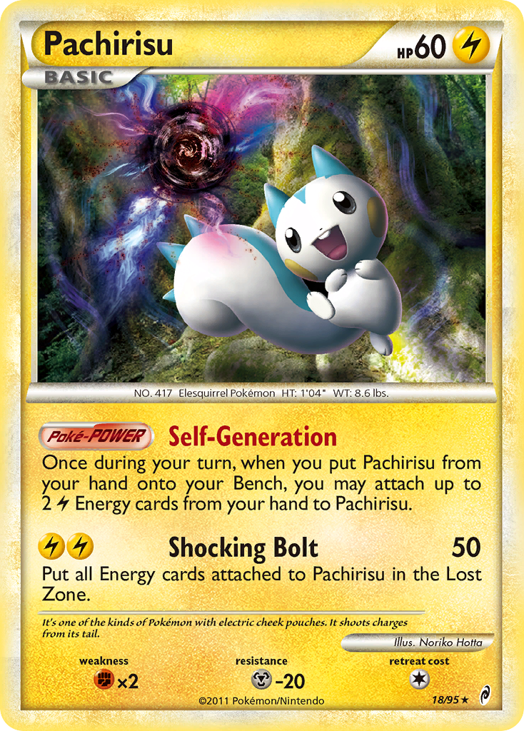 Pachirisu (18/95) [HeartGold & SoulSilver: Call of Legends] | L.A. Mood Comics and Games