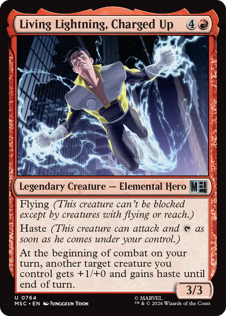 Living Lightning, Charged Up [Marvel Super Heroes Commander] | L.A. Mood Comics and Games