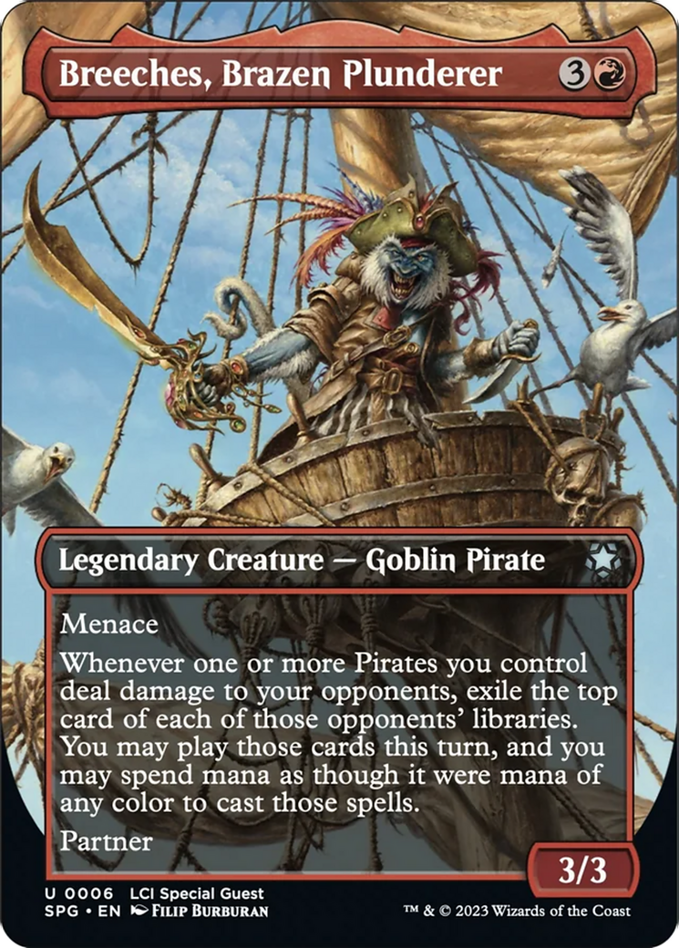 Breeches, Brazen Plunderer (Borderless) [The Lost Caverns of Ixalan Special Guests] | L.A. Mood Comics and Games