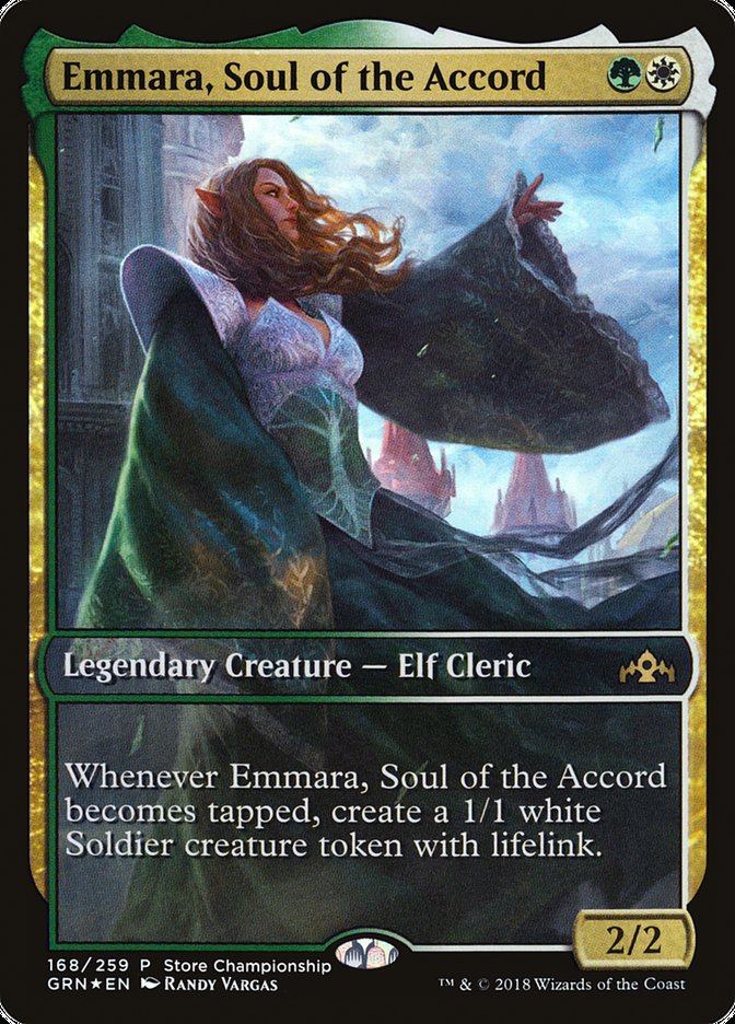 Emmara, Soul of the Accord (Store Championship) (Full Art) [Guilds of Ravnica Promos] | L.A. Mood Comics and Games