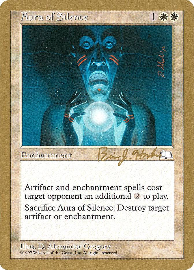 Aura of Silence (Brian Hacker) [World Championship Decks 1998] | L.A. Mood Comics and Games