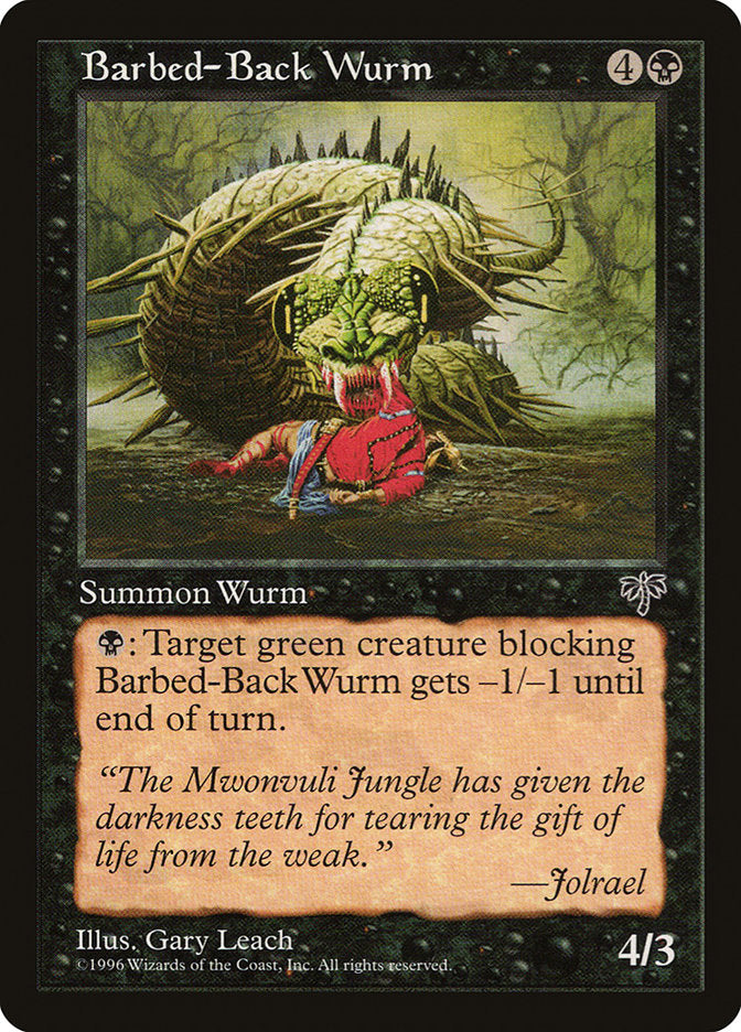 Barbed-Back Wurm [Mirage] | L.A. Mood Comics and Games