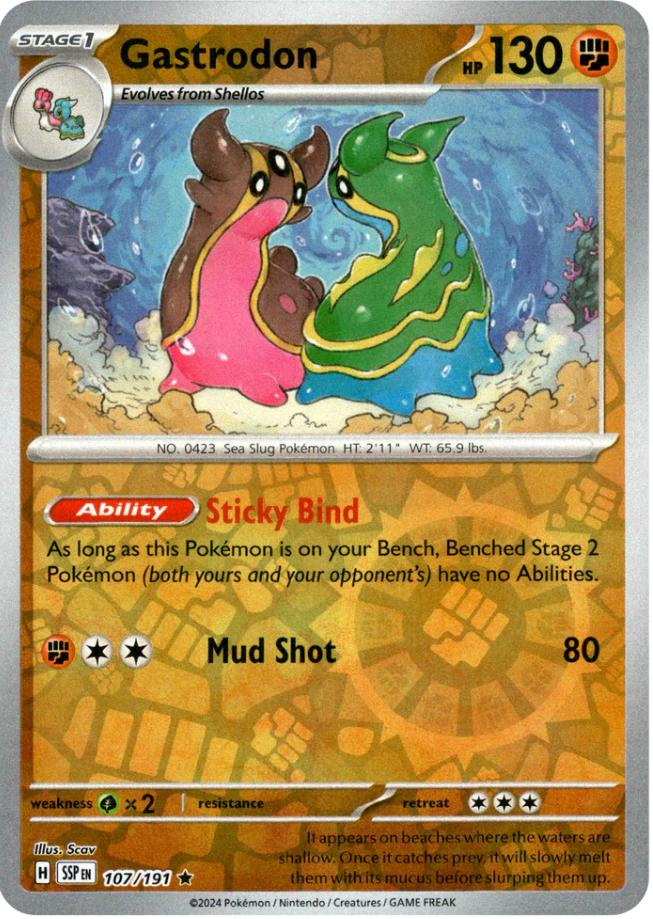 Gastrodon (107/191) [Scarlet & Violet: Surging Sparks] | L.A. Mood Comics and Games