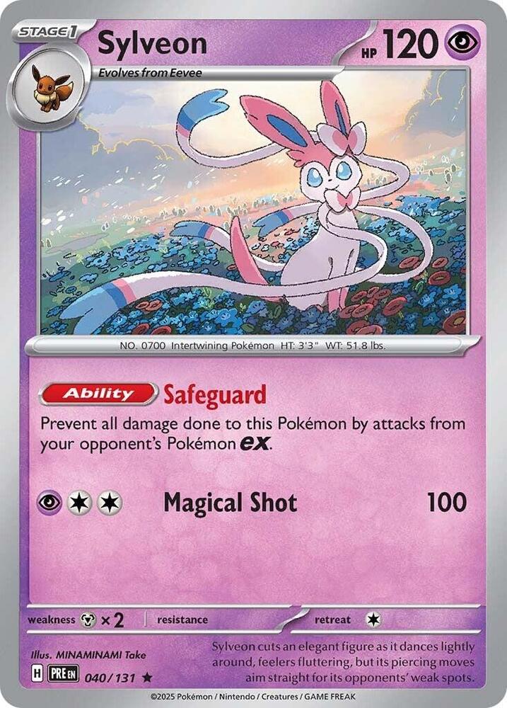 Sylveon (040/131) [Scarlet & Violet: Prismatic Evolutions] | L.A. Mood Comics and Games