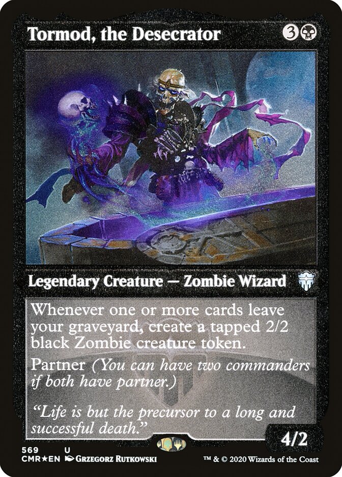Tormod, the Desecrator (Etched) [Commander Legends] | L.A. Mood Comics and Games