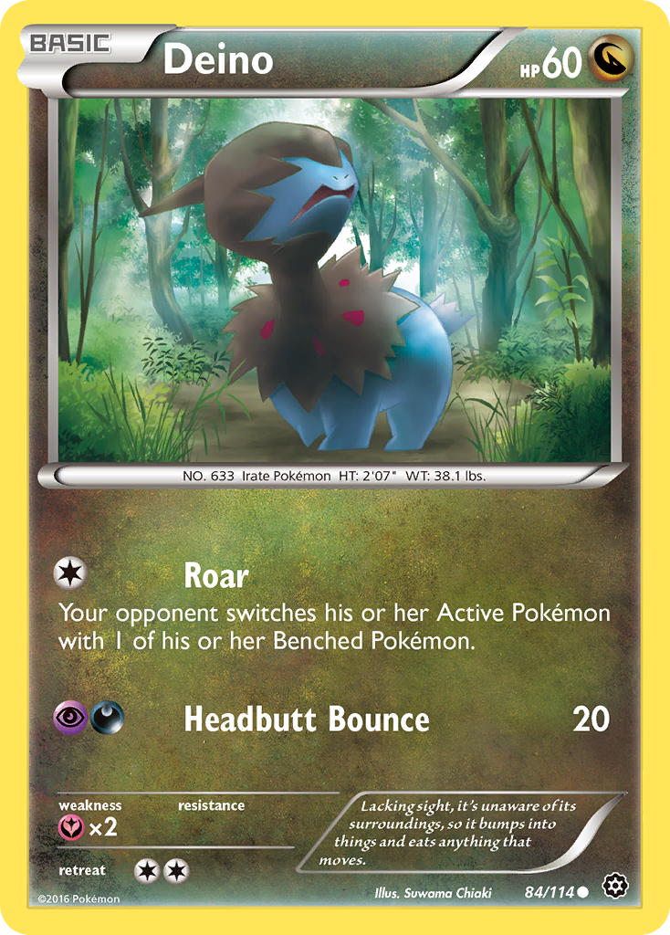 Deino (84/114) [XY: Steam Siege] | L.A. Mood Comics and Games