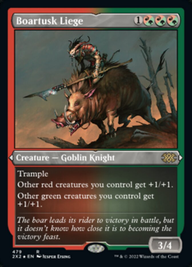 Boartusk Liege (Foil Etched) [Double Masters 2022] | L.A. Mood Comics and Games