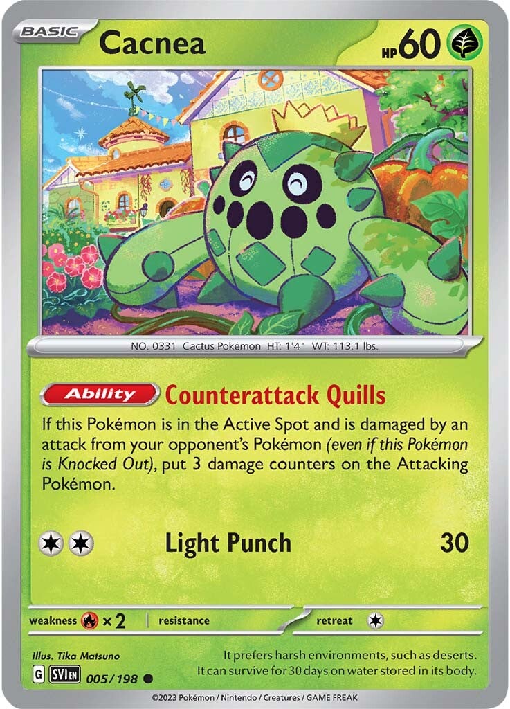 Cacnea (005/198) [Scarlet & Violet: Base Set] | L.A. Mood Comics and Games