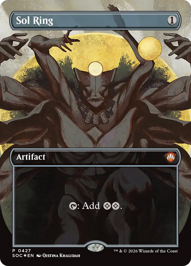 Sol Ring (Borderless) [Secrets of Strixhaven Commander] | L.A. Mood Comics and Games