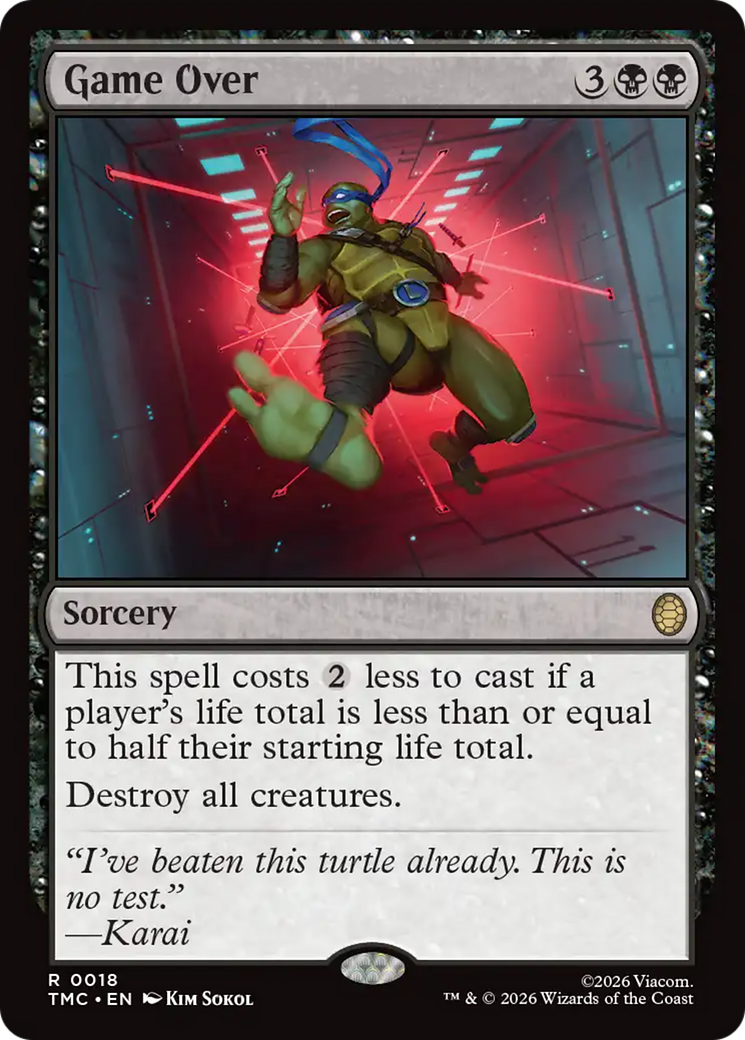 Game Over [Teenage Mutant Ninja Turtles Commander] | L.A. Mood Comics and Games