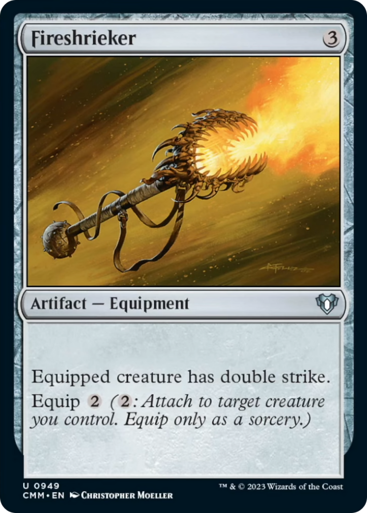 Fireshrieker [Commander Masters] | L.A. Mood Comics and Games
