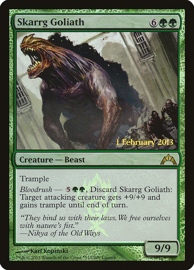 Skarrg Goliath (Launch) [Gatecrash Prerelease Promos] | L.A. Mood Comics and Games