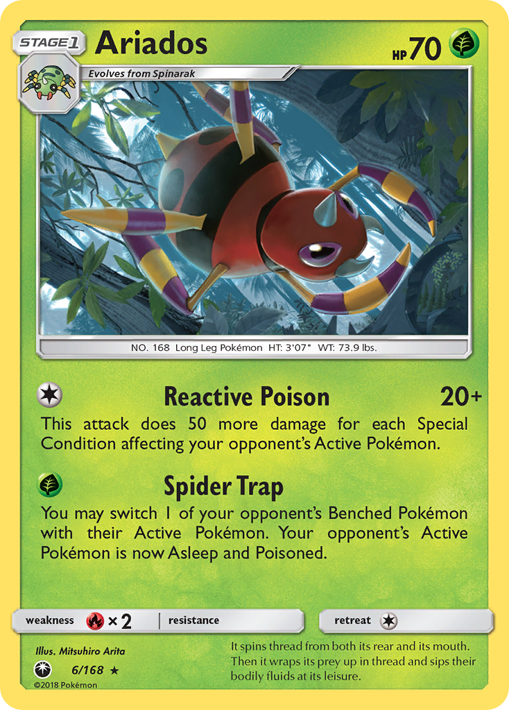 Ariados (6/168) [Sun & Moon: Celestial Storm] | L.A. Mood Comics and Games