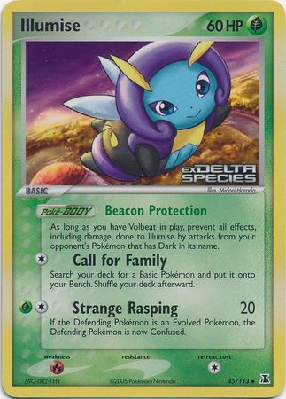 Illumise (45/113) (Stamped) [EX: Delta Species] | L.A. Mood Comics and Games