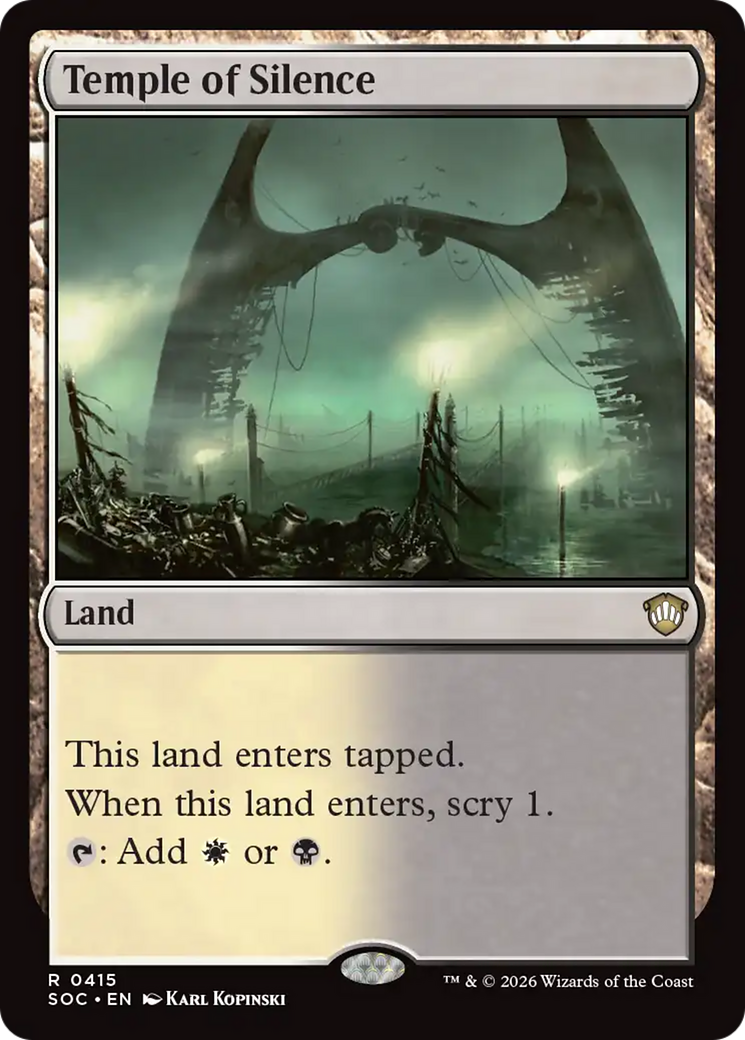 Temple of Silence [Secrets of Strixhaven Commander] | L.A. Mood Comics and Games
