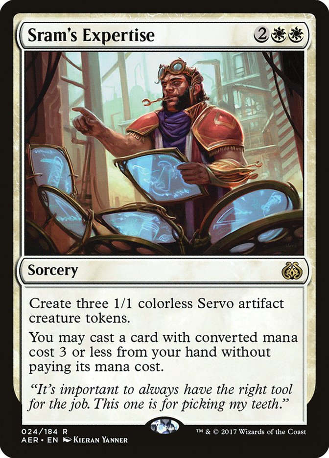 Sram's Expertise [Aether Revolt] | L.A. Mood Comics and Games