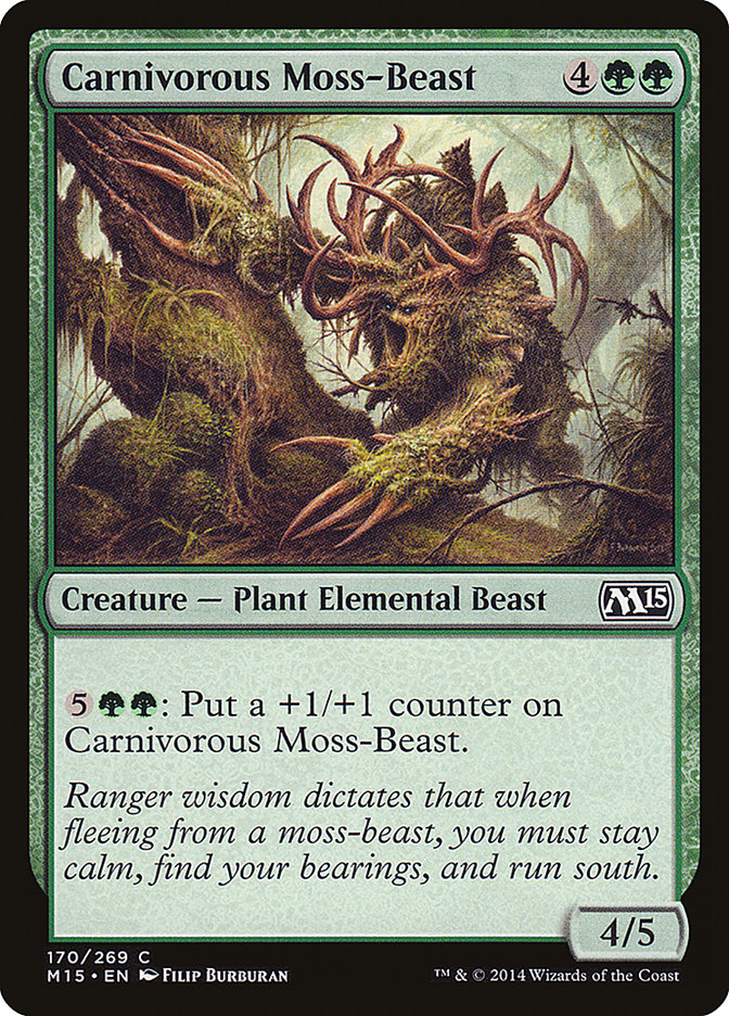 Carnivorous Moss-Beast [Magic 2015] | L.A. Mood Comics and Games