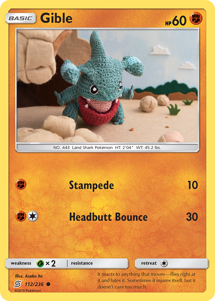 Gible (112/236) [Sun & Moon: Unified Minds] | L.A. Mood Comics and Games