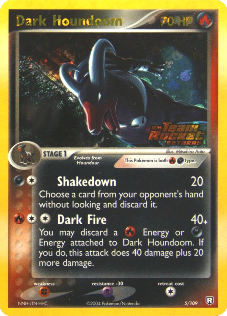 Dark Houndoom (5/109) (Stamped) [EX: Team Rocket Returns] | L.A. Mood Comics and Games