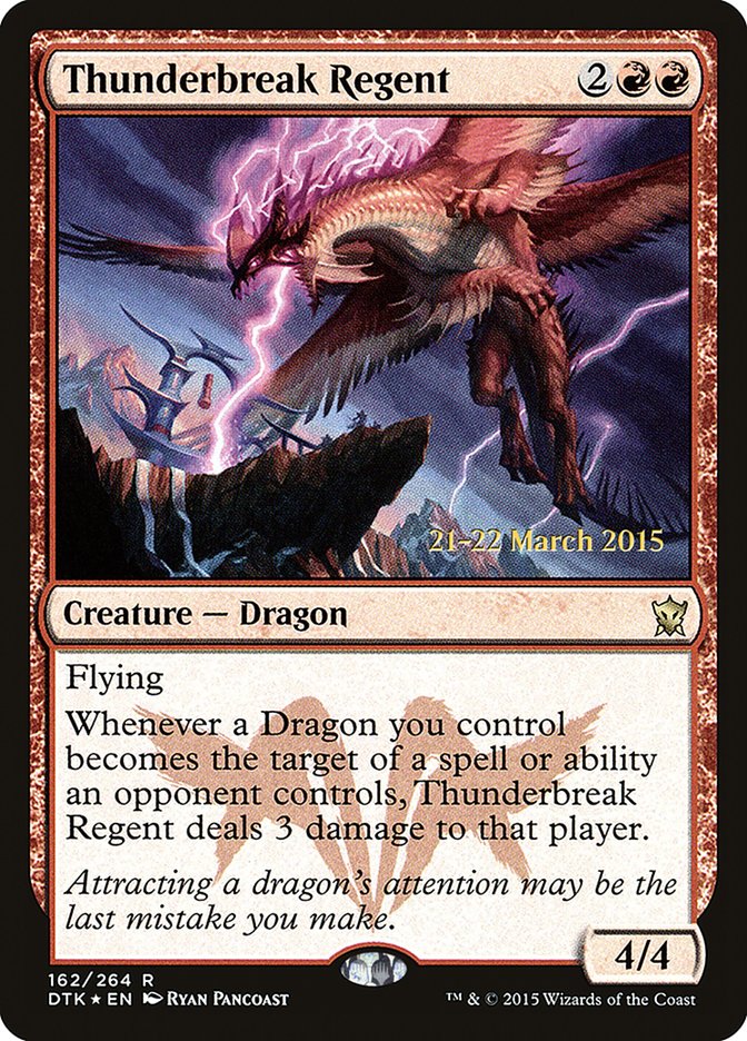 Thunderbreak Regent [Dragons of Tarkir Prerelease Promos] | L.A. Mood Comics and Games