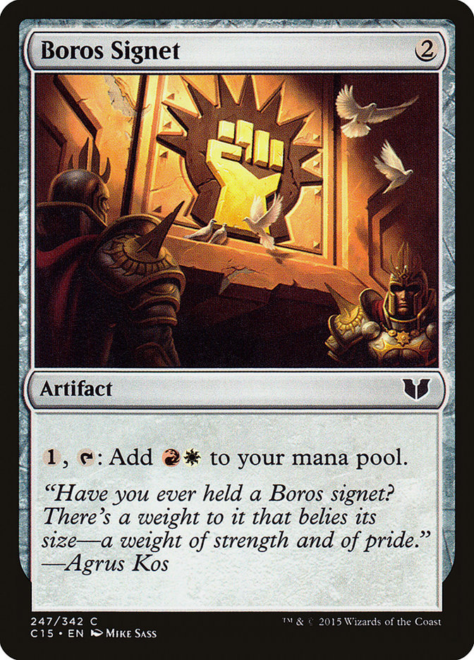 Boros Signet [Commander 2015] | L.A. Mood Comics and Games
