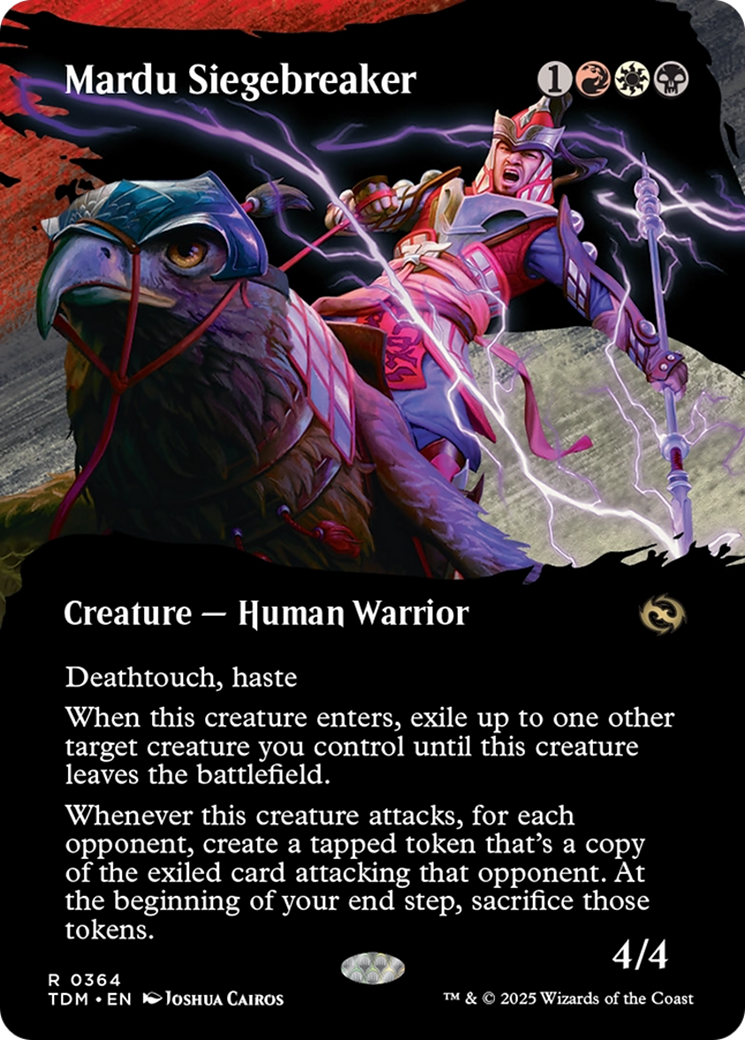Mardu Siegebreaker (Borderless) [Tarkir: Dragonstorm] | L.A. Mood Comics and Games