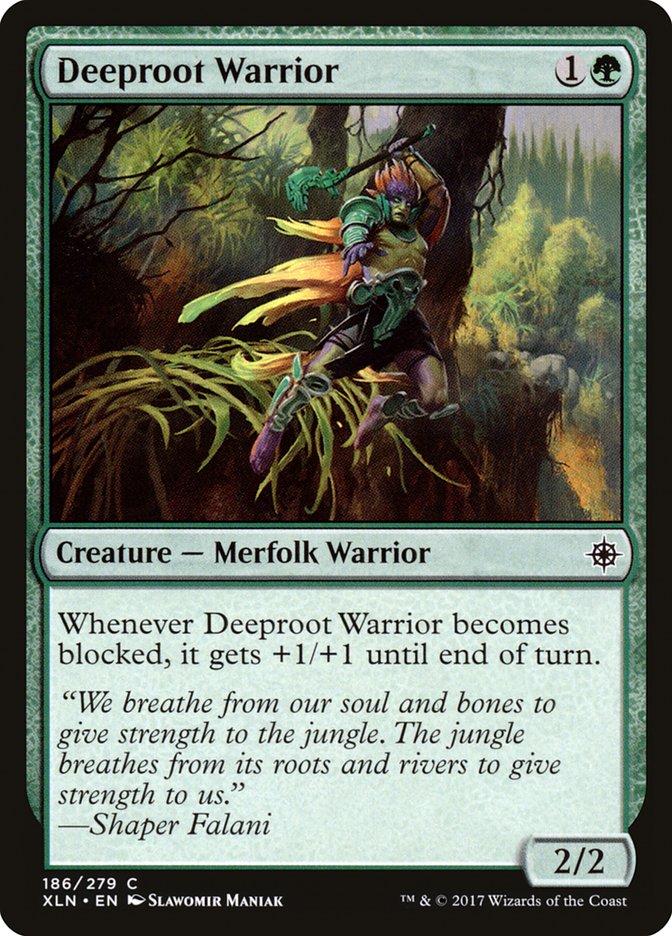 Deeproot Warrior [Ixalan] | L.A. Mood Comics and Games