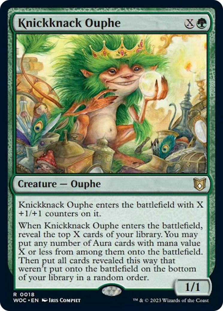 Knickknack Ouphe [Wilds of Eldraine Commander] | L.A. Mood Comics and Games